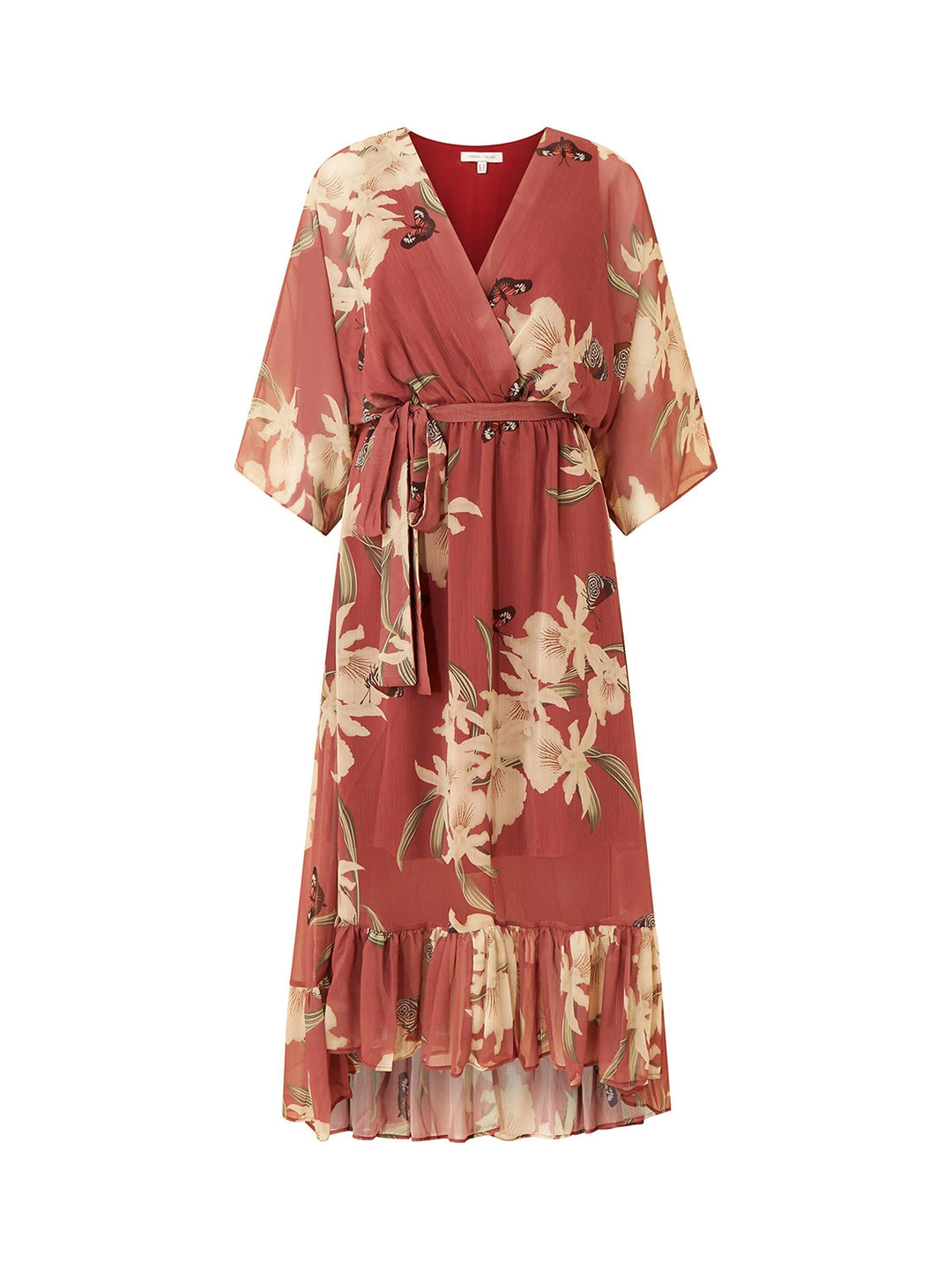YASMINE™ - Elegantes Kimono-Midi-Kleid