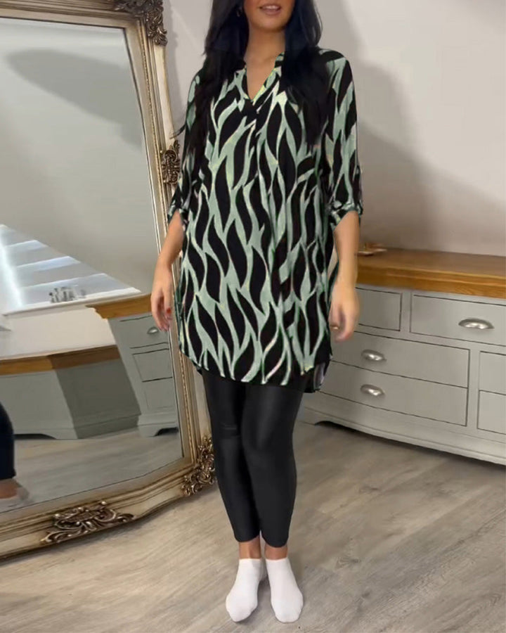 ALEXANDRA™ - Bedrucktes Lockeres Top