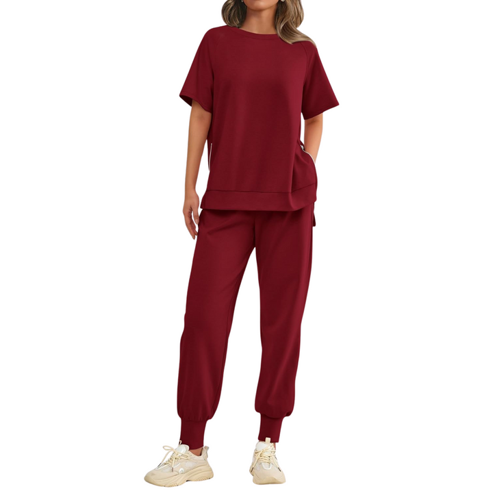 HILARIA™ - Lässiges Bischofärmel-Set mit Ausschnitt