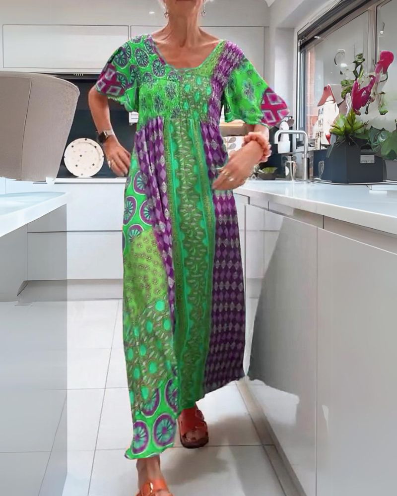 KIMI™ - Free Spirit Flowy Maxi Kleid