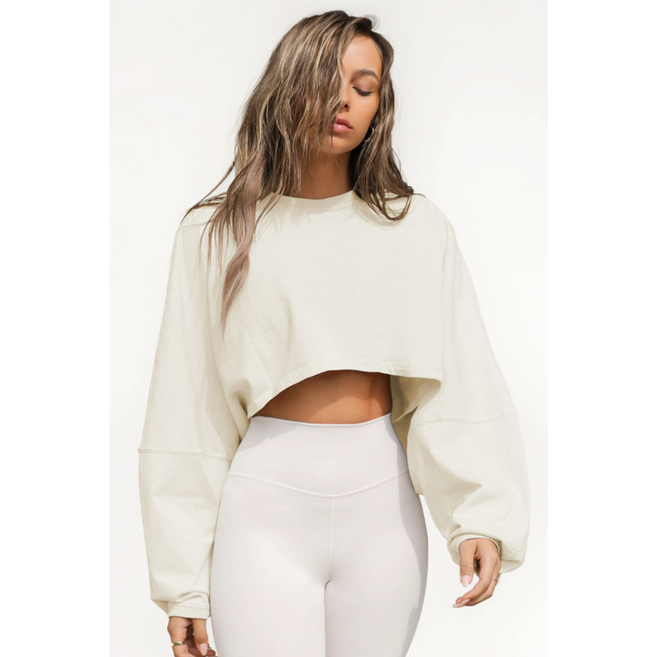 SKYE™ - Lässiger Cropped Pullover Sweatshirt