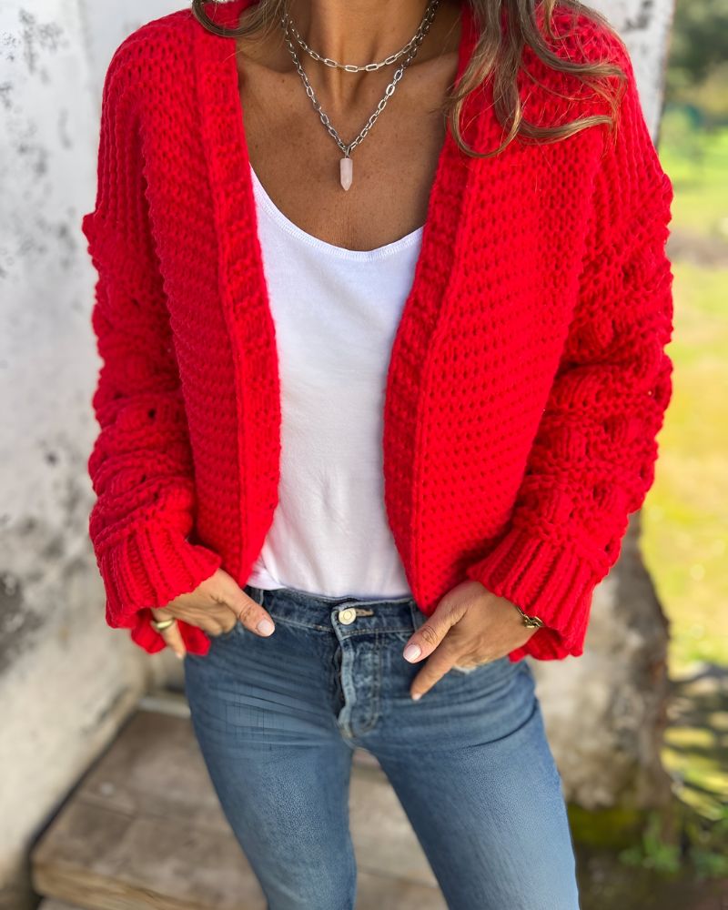 COLLEEN™ - Klassischer Strickcardigan