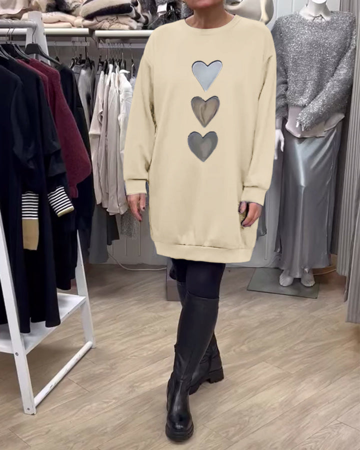 BRIANA™ - Lässiges Sweatshirt-Kleid