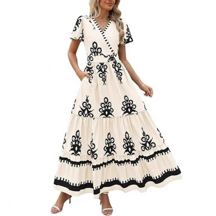 HELLENORE™ - Lässiges Chic Blumenkleid