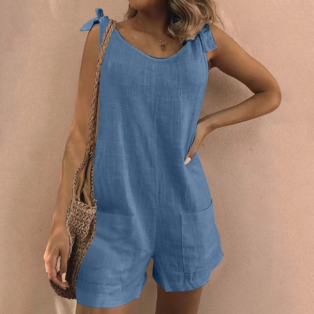LILA™ – Lässiger ärmelloser Jumpsuit