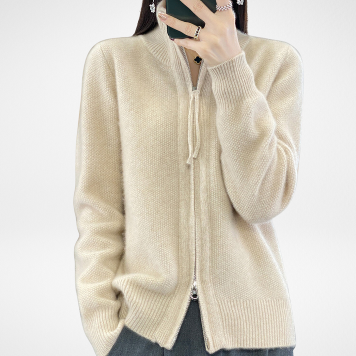 KATRINA™ - Minimalistischer Zip-Pullover