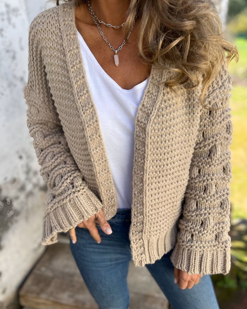 COLLEEN™ - Klassischer Strickcardigan