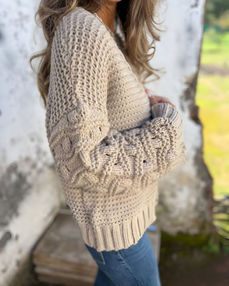 COLLEEN™ - Klassischer Strickcardigan
