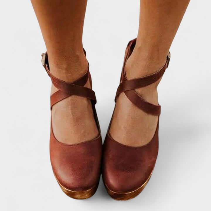 ELARU™ – Klassische Komfort Wedge Sandalen