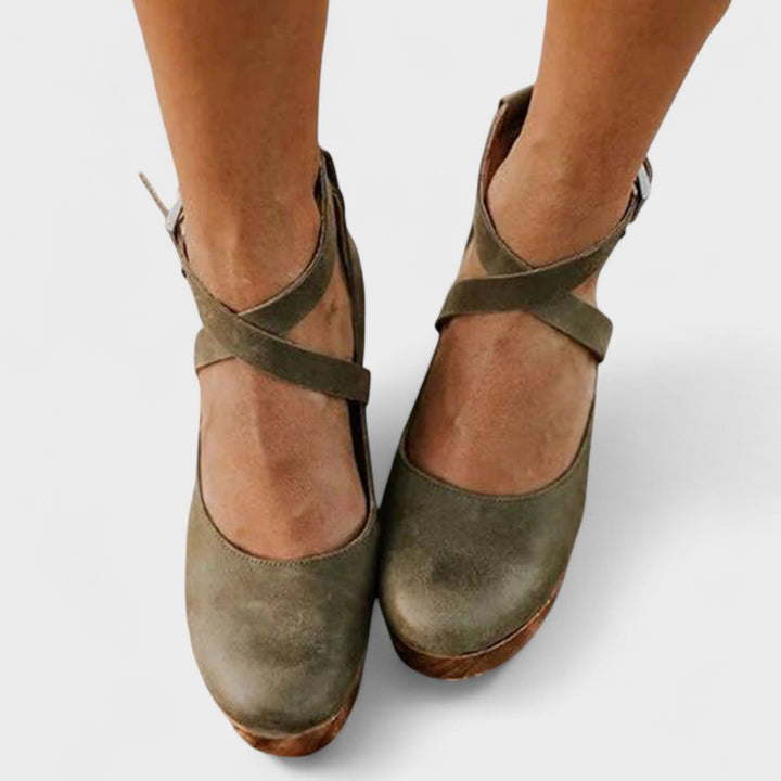 ELARU™ – Klassische Komfort Wedge Sandalen