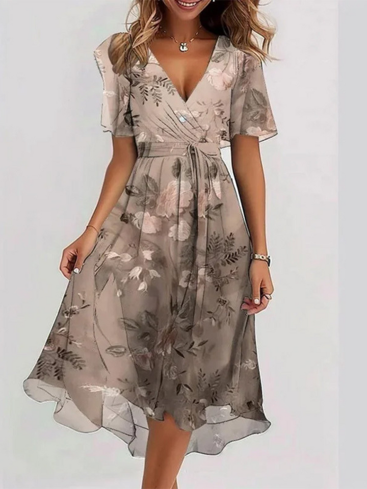 LAVINA™ – Lebhaftes Boho-Midi-Kleid