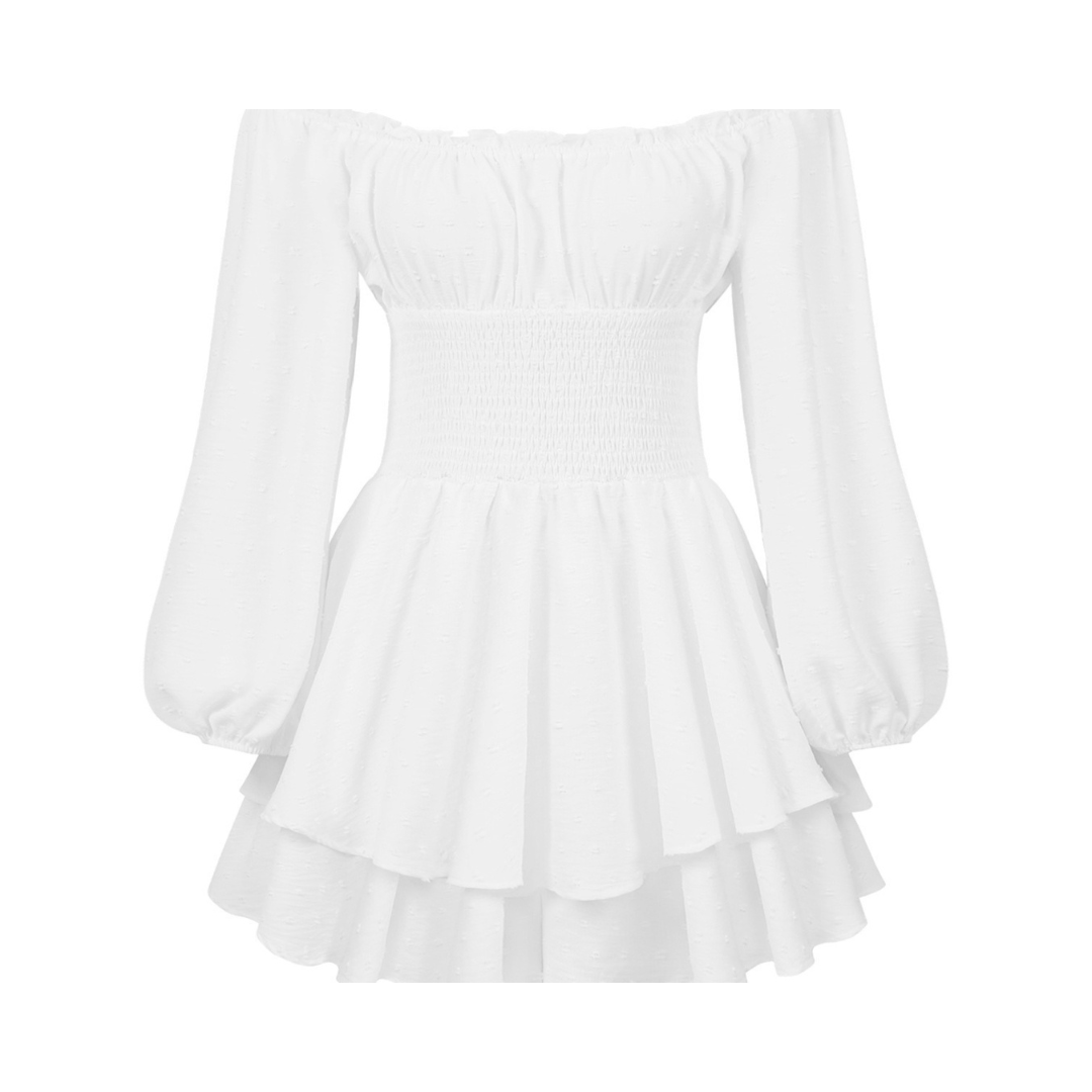 CYNRHIA™ – Eleganter Langarm Off-Shoulder Jumpsuit