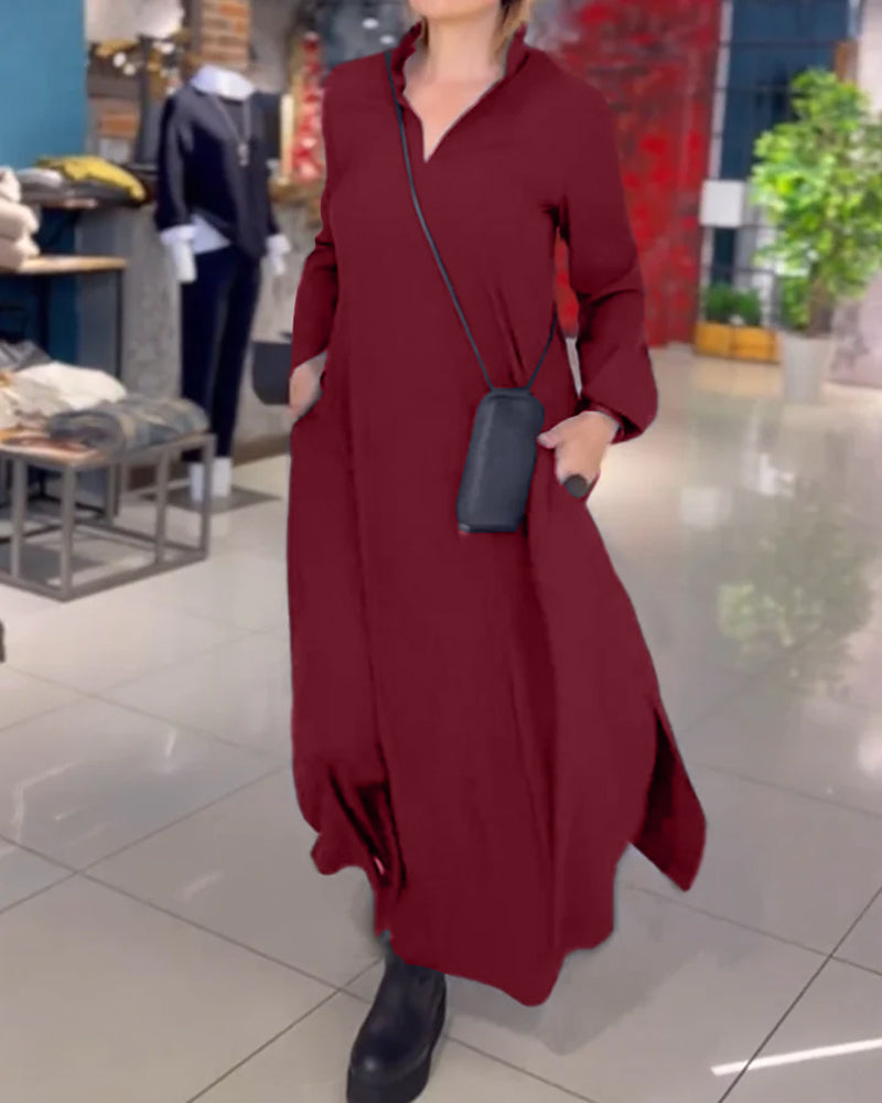 TARA™ - Elegantes Fließendes Maxikleid