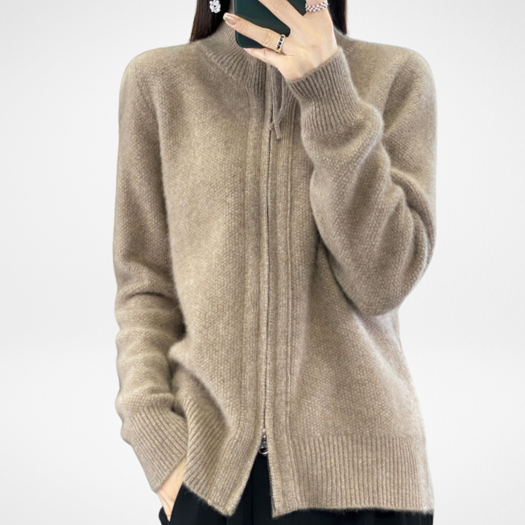 KATRINA™ - Minimalistischer Zip-Pullover