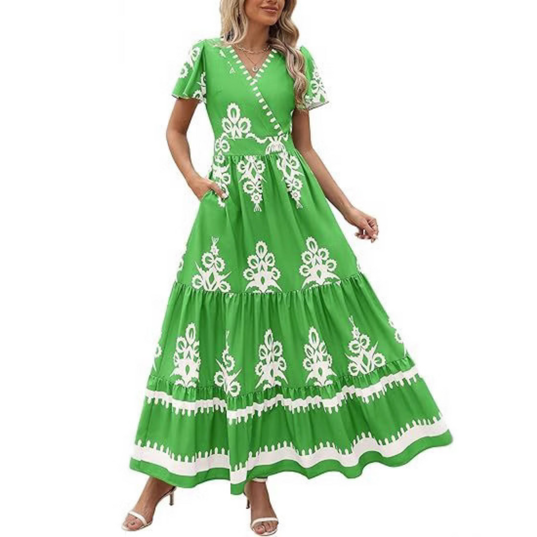 HELLENORE™ - Lässiges Chic Blumenkleid