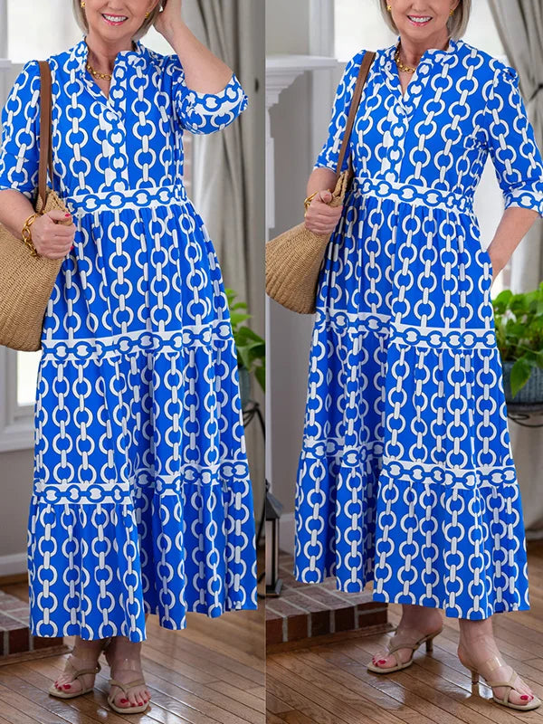 ALYANA™ - Ketten-Link Midi Kleid