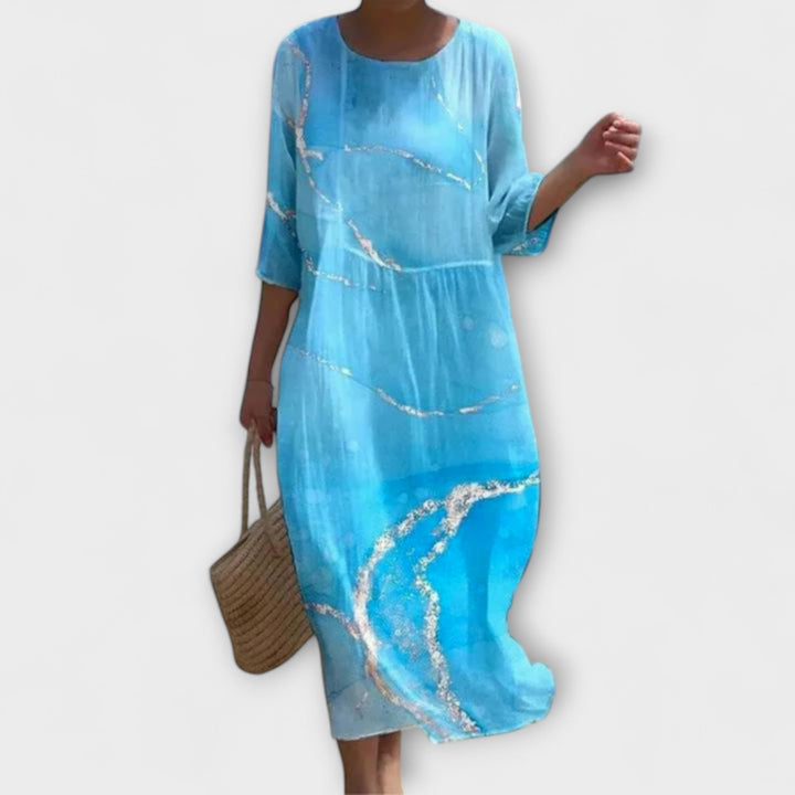 SHAE™ - Elegantes Blumenkleid Maxi