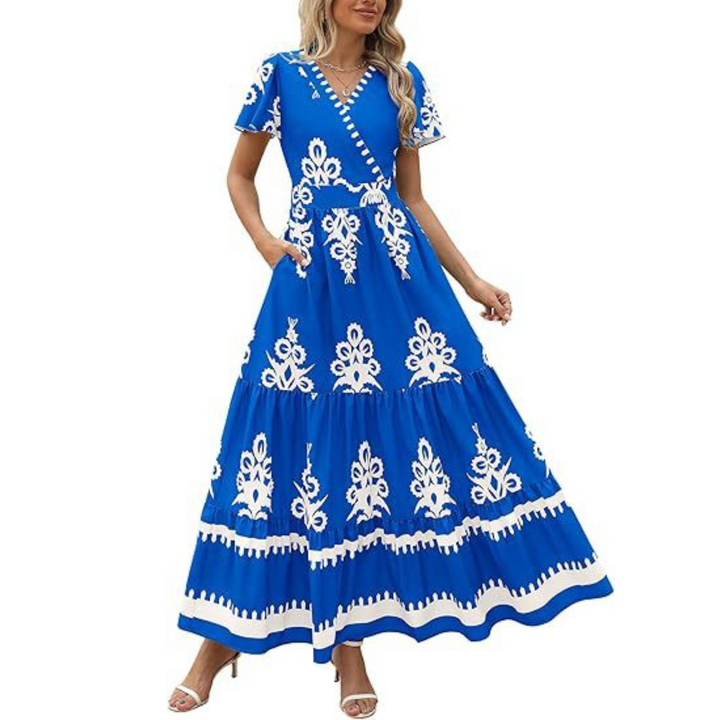 HELLENORE™ - Lässiges Chic Blumenkleid