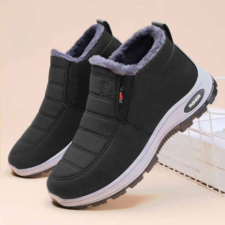 Warme Kunstpelz Winterstiefel, Rutschfeste Kurze Stiefel für Damen