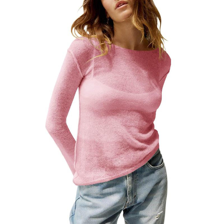 MHARLA™ - Leichtes Sommer-Transparente Langarm-Top