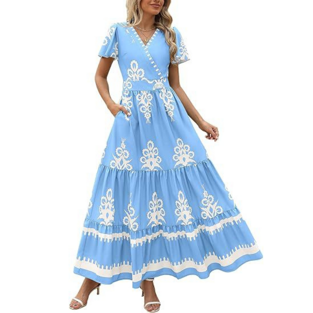 HELLENORE™ - Lässiges Chic Blumenkleid