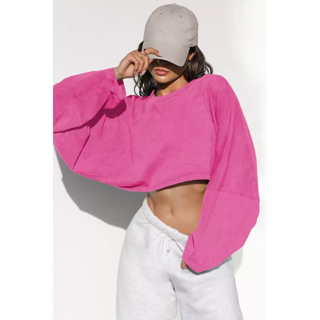 SKYE™ - Lässiger Cropped Pullover Sweatshirt