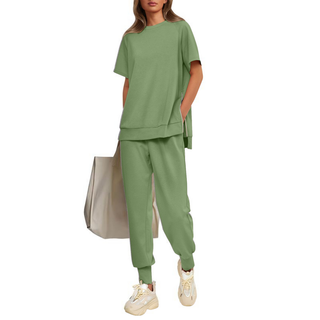 HILARIA™ - Lässiges Bischofärmel-Set mit Ausschnitt