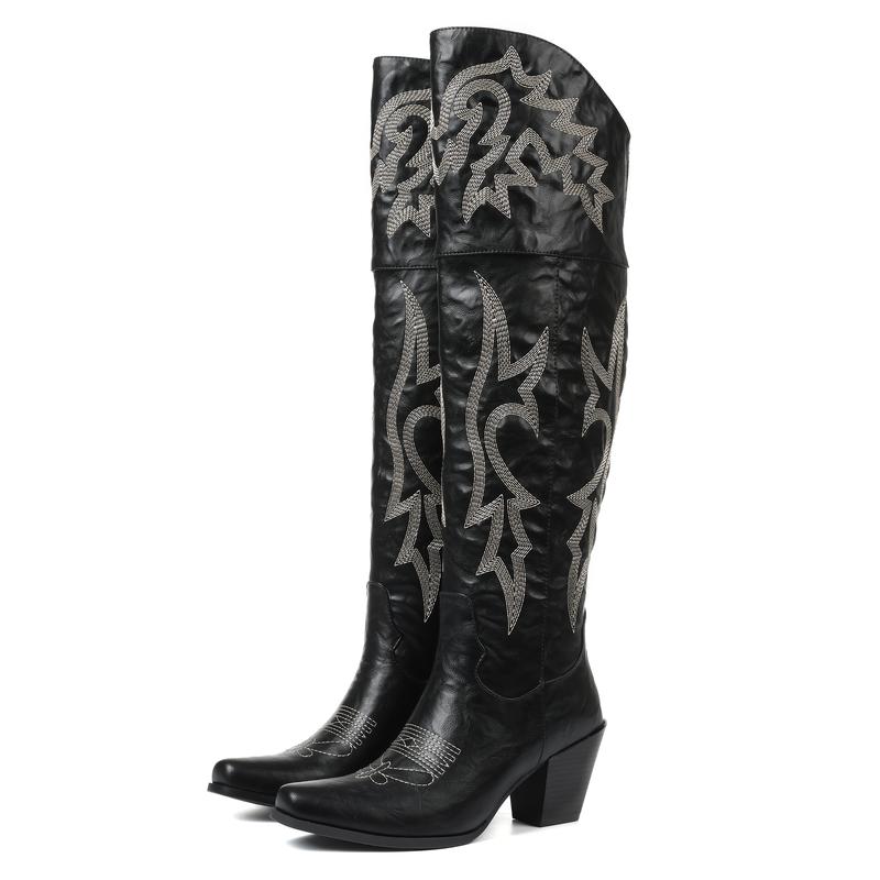 CHEYENNE™ – Klassische Over-the-Knee Cowboy-Stiefel