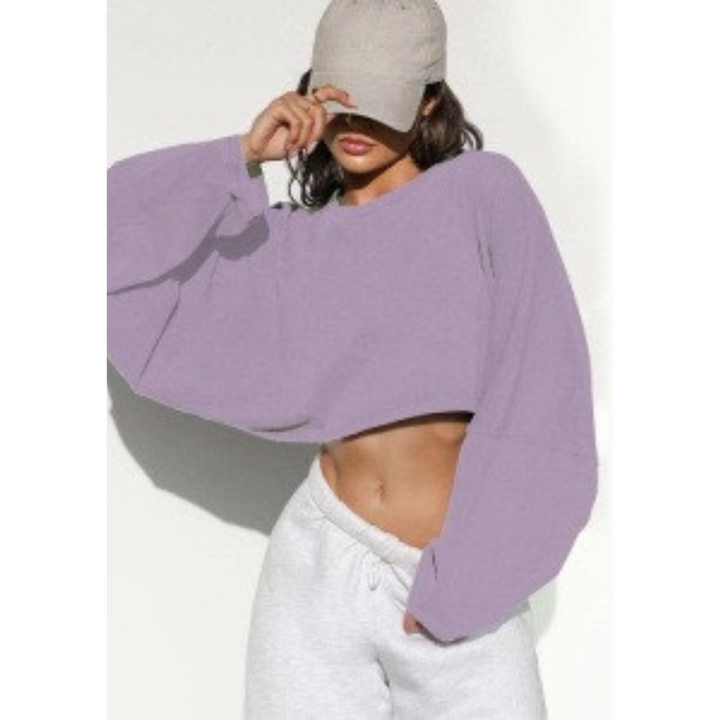 SKYE™ - Lässiger Cropped Pullover Sweatshirt