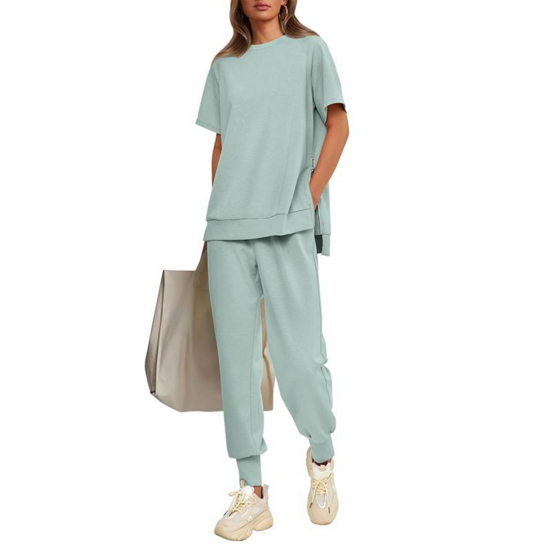 HILARIA™ - Lässiges Bischofärmel-Set mit Ausschnitt