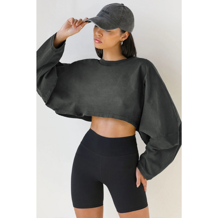 SKYE™ - Lässiger Cropped Pullover Sweatshirt