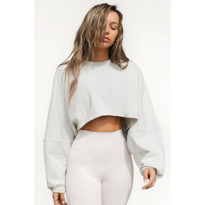 SKYE™ - Lässiger Cropped Pullover Sweatshirt