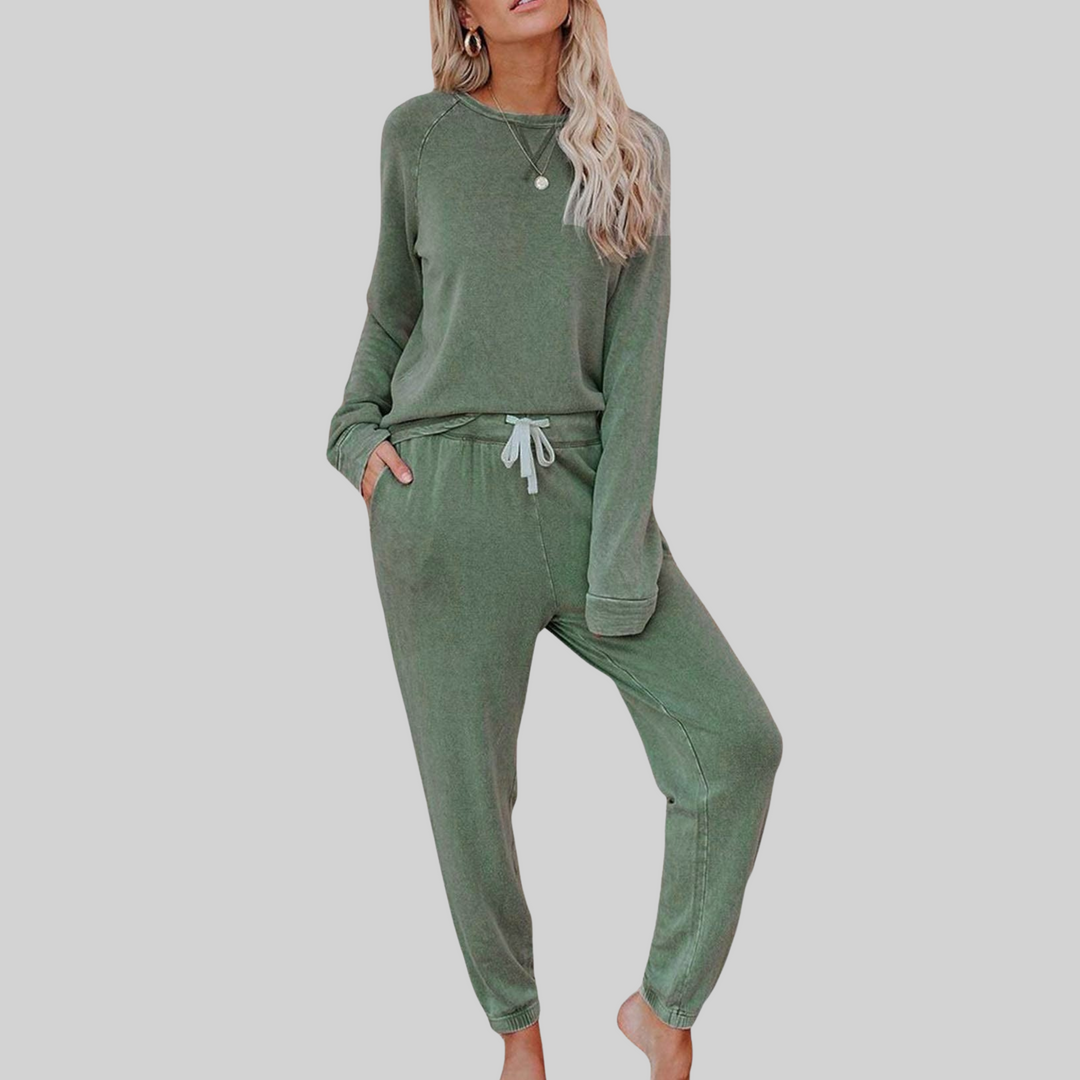 JOCELYN™ - Lässiges Langarm- und Sweatpants-Set