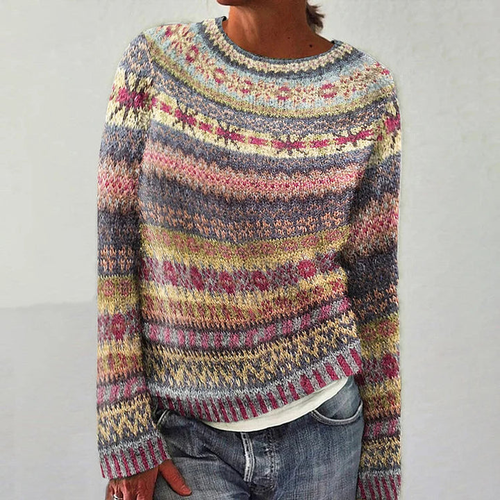 HARPER™ - Lebendiger Fair Isle Pullover