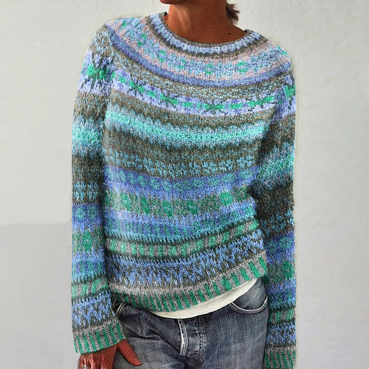 HARPER™ - Lebendiger Fair Isle Pullover