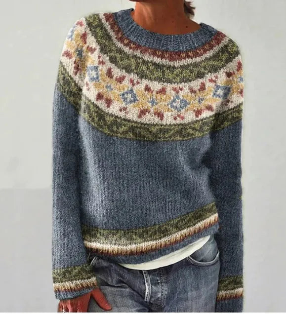 SINEAD™ - Gemütlicher Yoke Strickpullover