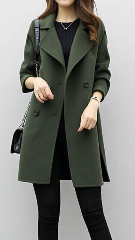 CELINA™ - Langer Trenchcoat