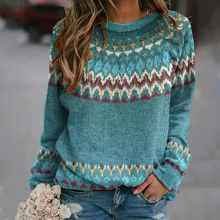 FINLEY™ | Boho Wave Strickpullover