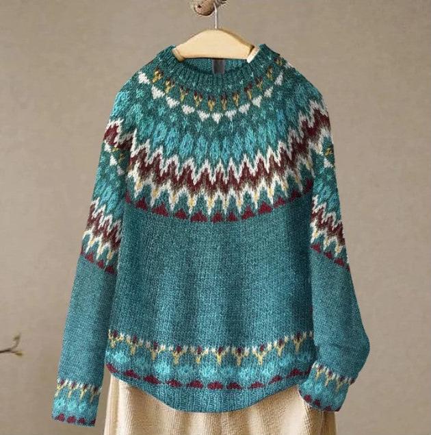 FINLEY™ | Boho Wave Strickpullover