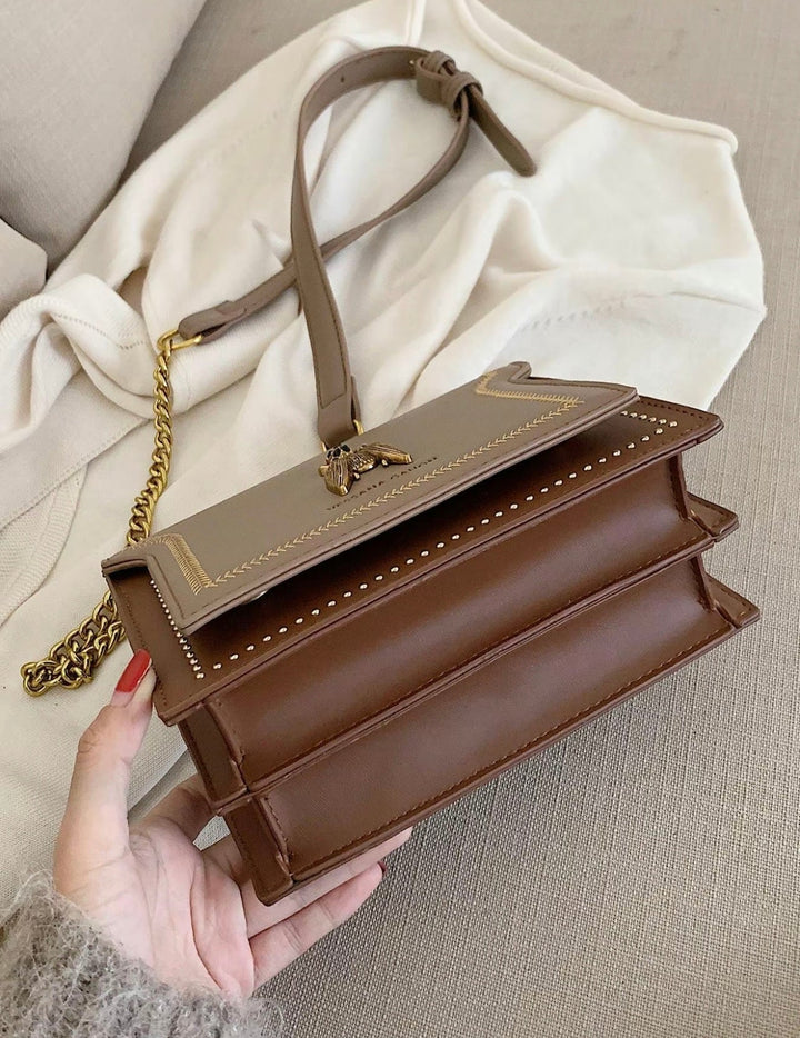 SIMONE™ - Zeitlose Luxus Kettenhandtasche