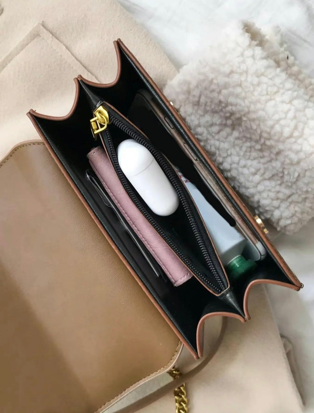 SIMONE™ - Zeitlose Luxus Kettenhandtasche