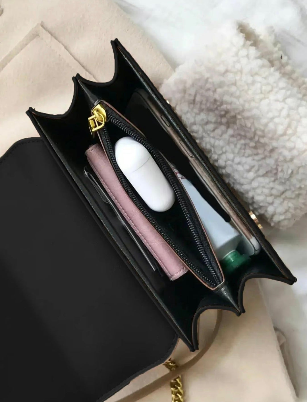 SIMONE™ - Zeitlose Luxus Kettenhandtasche