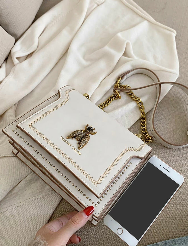 SIMONE™ - Zeitlose Luxus Kettenhandtasche