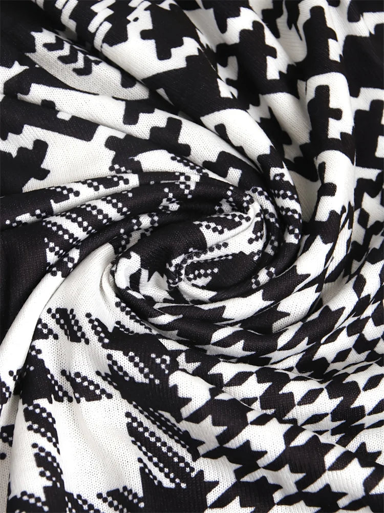 LEONA™ | Schlanker Geo-Print Cardigan