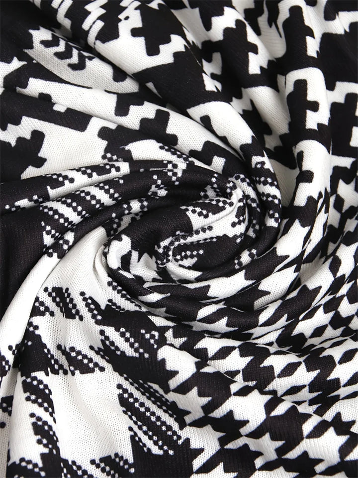 LEONA™ | Schlanker Geo-Print Cardigan