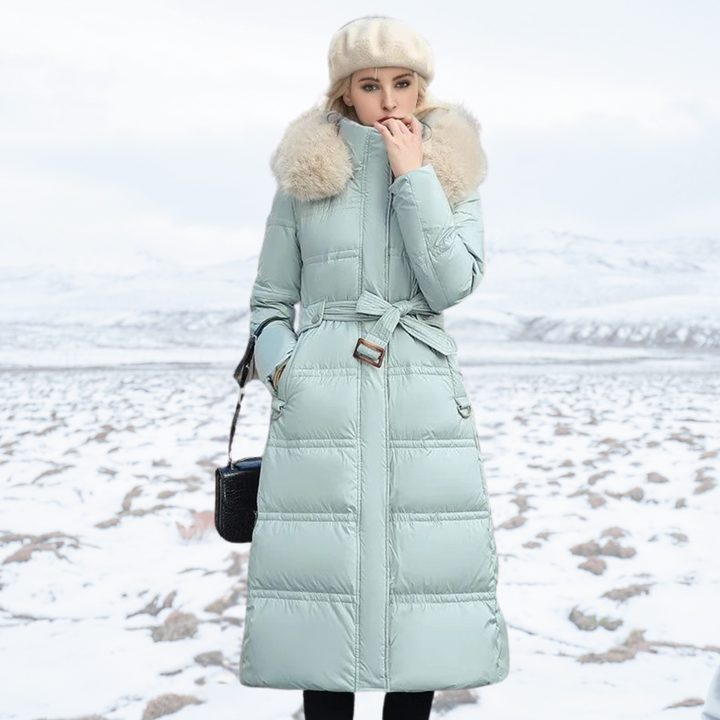 LUCIA™ | Designer Winterparka mit Pelzhut