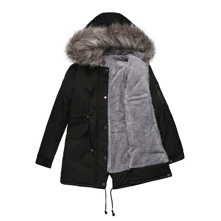 MARINA™ | Warmer Parka mit Samtbesatz
