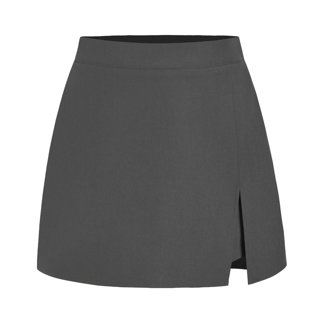 Hoch taillierter Skort Mit Reißverschluss-Schlitz