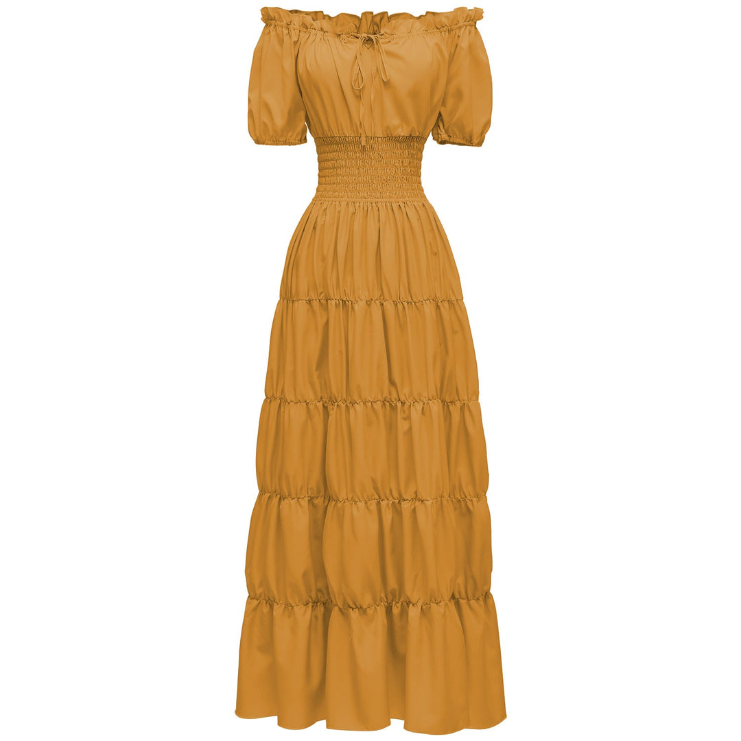 AIZA™ – Klassisches Korsett Langes Retro Maxikleid