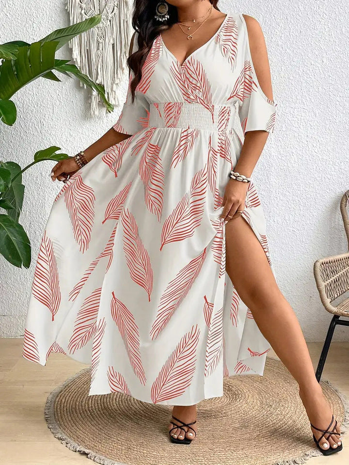 SIZAINE™ – Bequemes Plus-Size Freizeitliches Fließendes Sommerkleid